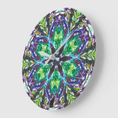 Pods Kaleidoskop Große Wanduhr (Winkel)