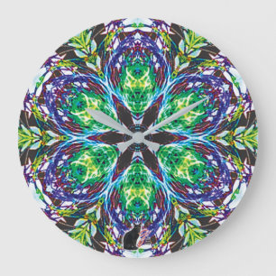 Pods Kaleidoskop Große Wanduhr