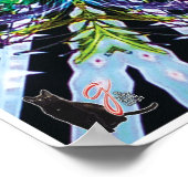 Pods Kinetic Collage Kaleidoscope Poster (Ecke)