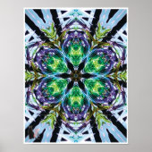 Pods Kinetic Collage Kaleidoscope Poster (Vorne)