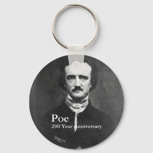 Poe, 200-jähriger Jahrestag Schlüsselanhänger