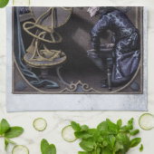 Poe "Abend Star" Viktorianische Kunstgewerbekunde Küchentuch (Gefaltet)