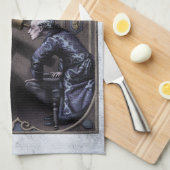 Poe "Abend Star" Viktorianische Kunstgewerbekunde Küchentuch (Viertel Falte)