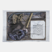 Poe "Abend Star" Viktorianische Kunstgewerbekunde Küchentuch (Horizontal)