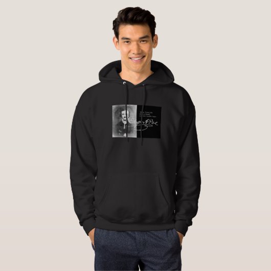 Poe auf Schlaf Hoodie (Vorne ganz)