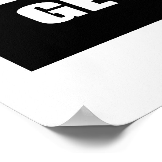 Poe Baltimore Poster (Ecke)