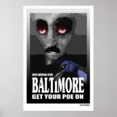 Poe Baltimore Poster (Vorne)