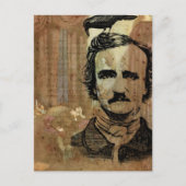 Poe Collage Postkarte (Vorderseite)