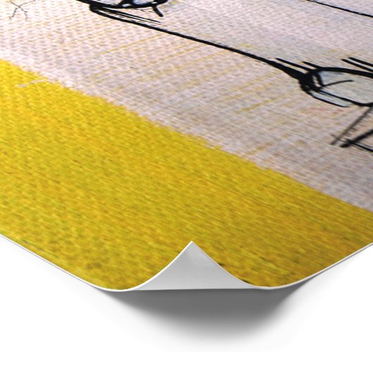 Poe Dis Elephant Poster (Ecke)