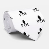 Poe Edgar Allan Poe und der Rabe Krawatte (Gerollt)