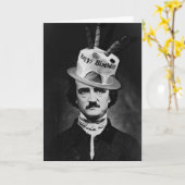 Poe-Geburtstag Karte (Gelbe Blume)