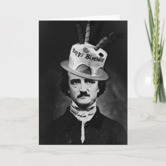 Poe-Geburtstag Karte