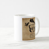 Poe geisteskrank kaffeetasse (VorderseiteRechts)