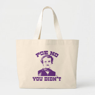 Poe Kein Lustiger Klassiker Autor Slogan Jumbo Stoffbeutel