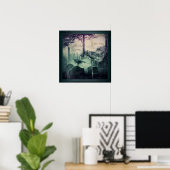 Poe Nevermore Poster (Heimbüro)