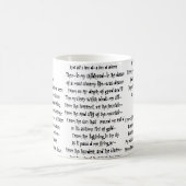 Poe-Poesie Kaffee-Tasse Kaffeetasse (Mittel)
