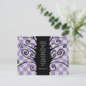 Poe Postkarte (Stehend Vorderseite)