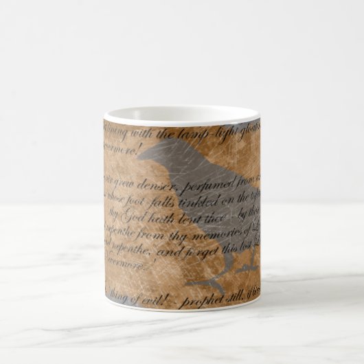 Poe-Rabe Goth Tasse (Mittel)