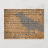 Poe Raven Goth Postcard Postkarte (Vorderseite)