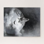 Poe Raven Illustration von Gustave Dore Puzzle (Horizontal)