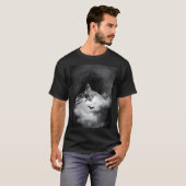 Poe Raven Illustration von Gustave Dore T-Shirt (Vorne ganz)