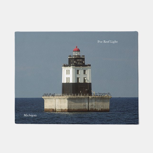Poe Reef Lichttürmatte Fußmatte (Vorderseite)