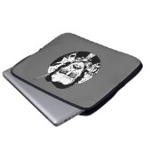 Poe-Schoss-Spitzen-Hülse Laptopschutzhülle (Vorne Knopf)