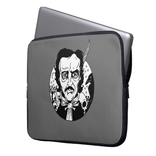 Poe-Schoss-Spitzen-Hülse Laptopschutzhülle (Vorderseite Links)