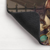 Poe - steampunk Fee Mousepad (Ecke)