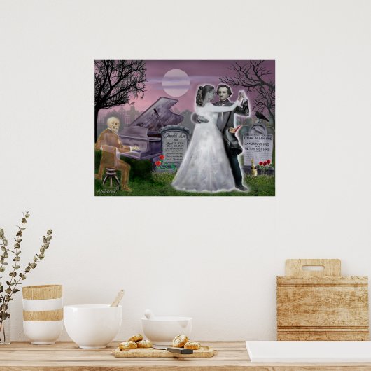 Poe und Annabel Lee eternal Poster (Küche)