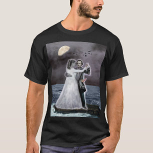 Poe und Annabel Lee über dem Meer hinaus T-Shirt