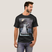 Poe und Annabel Lee über dem Meer hinaus T-Shirt (Vorne ganz)