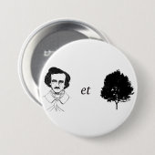 Poe-und-Baum Knopf Button (Vorne & Hinten)