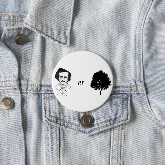 Poe-und-Baum Knopf Button (Beispiel)