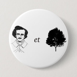 Poe-und-Baum Knopf Button
