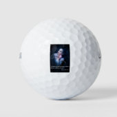 Poe Zitat über Träume Golfball (Vorderseite)