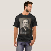 Poe Zitat zum Power von Worten T-Shirt (Vorne ganz)