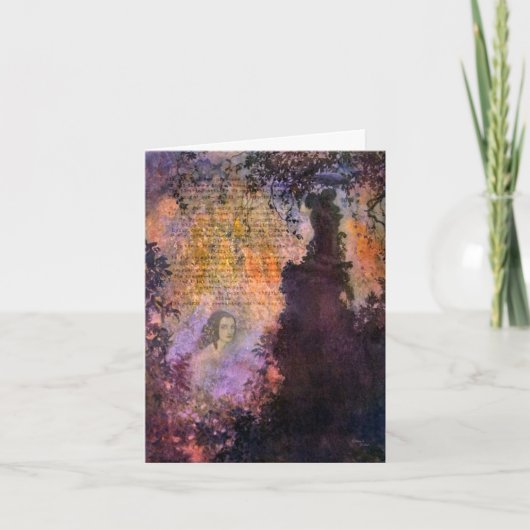 Poe zu Collage Frau-Marie Louise (Shaw) Digital Karte (Vorderseite)