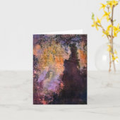 Poe zu Collage Frau-Marie Louise (Shaw) Digital Karte (Gelbe Blume)