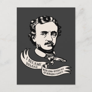 Poe - Zurechnungsfähigkeit Postkarte