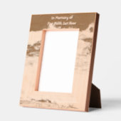 Poem Memorial Keepsake Ocean Sea Beach Geätzte Rahmen (Links)