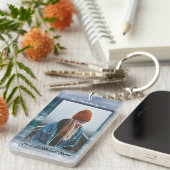  Poem Memorial Keepsake Ocean Sea Beach Schlüsselanhänger (Vorderseite rechts)