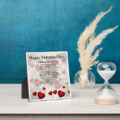 Poem Plaque - Valentinstag - Herz 2 Fotoplatte (InSitu)