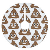 poemoji xmas Weihnachtsbaumrock Polyester Weihnachtsbaumdecke (Vorderseite)