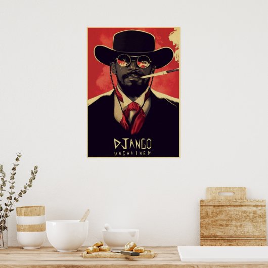 Poers Django Unchached Poster (Küche)
