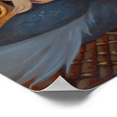 Poe's Flight ART PRINT Steampunk Fee urbane Poster (Ecke)