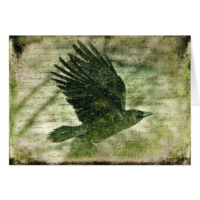 Poe's Grunge Raven (Vorderseite (Horizontal))