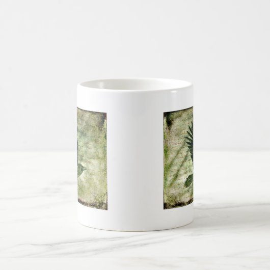 Poe's Grunge Raven Kaffeetasse (Mittel)