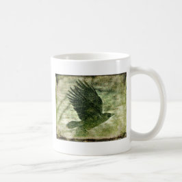 Poe's Grunge Raven Kaffeetasse