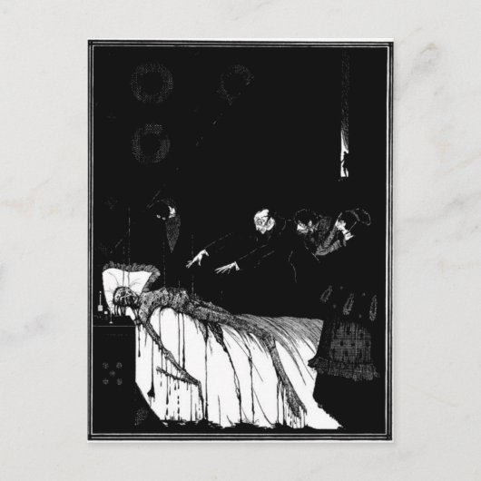 Poes Mysterien und Fantasie Postkarte (Vorderseite)